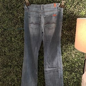 7 for all mankind flare denim jeans
